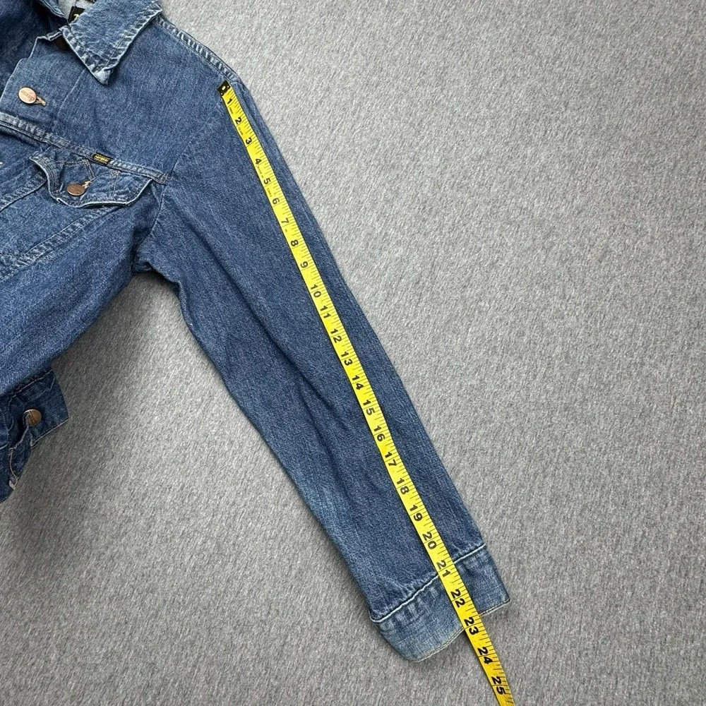 Maverick Blue Bell Denim Jean Trucker Jacket Size 38‎ USA Vintage Vtg Button